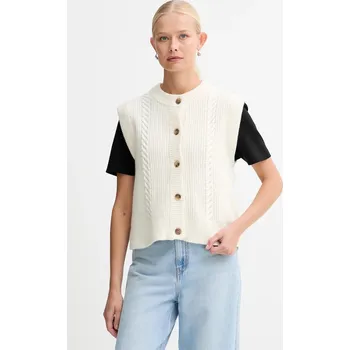 Dámská vesta Vesta s přídavkem vlny Levi's béžová barva, 0038D 01X, vel. L