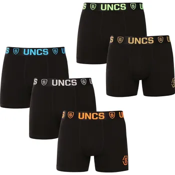 Boxerky 5PACK pánské boxerky UNCS černé (24Z207PSPP) 3XL Možnost vrácení zboží ZDARMA do 120 dnů!