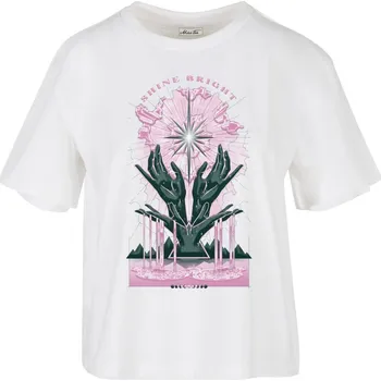 Pánské tričko Shine Bright Tričko bílé Mister Tee bílá 2542663