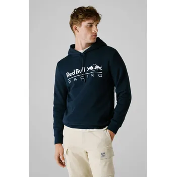 Pánská mikina Red Bull Racing X Pepe Jeans Pánská mikina RBR TEAM LOGO HOODY Barva: modrá, Velikost: M