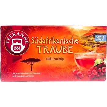 Čaj TEEKANNE SÜDAFRIKANISCHE TRAUBE - čaj z hroznů 40,5g ( 18x 2,25g)