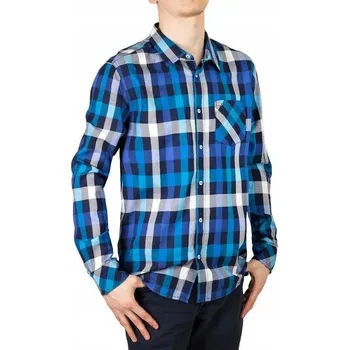 Pánská košile Adidas pánská košile volnočasová s dlouhým rukávem regular střih bavlna velikost S