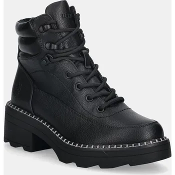 Dámská zimní obuv Farmářky U.S. Polo Assn. HANNAH001 dámské, černá barva, na podpatku, lehce zateplené, HANNAH001W/EY1 HANNAH001W.EY1 99X, EUR 38