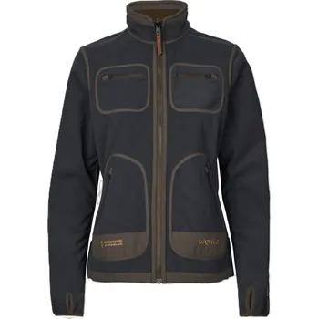 Dámská mikina Härkila / Seeland HÄRKILA dámská mikina Kamko fleece Women Green/Deep well purple Velikost oblečení HA: L