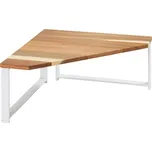 WENKO 53026100 - Polička LOUISA 30x30 cm bílá/hnědá