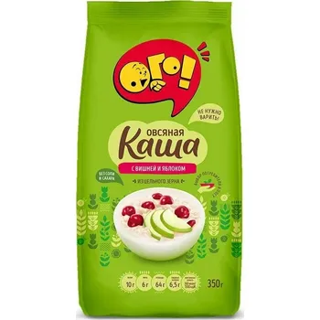 Ovesné kaše s višni a jablko 350g OGO