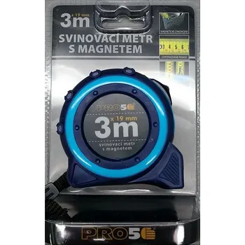 metr Metr svinovací PRO5 19mm x 3m softgrip