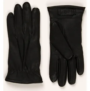 Rukavice Ugg Pánské Kožené Rukavice 3 Point, černá, 8