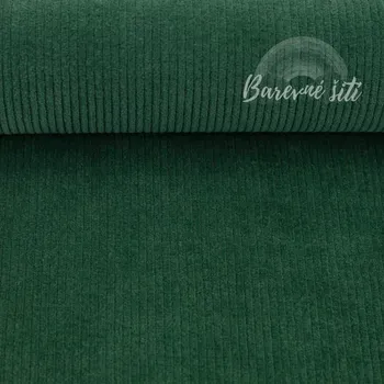 Nicky Velur, manšestr Forest (E) (Bavlněný velur s elastanem)