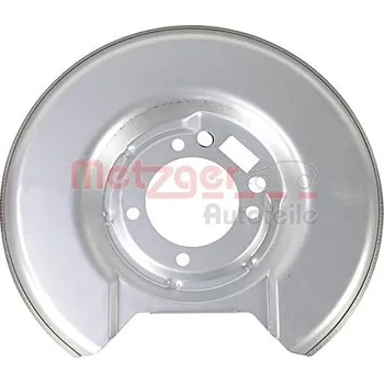 Brzdový kotouč Ochranný plech proti rozstřikování, brzdový kotouč METZGER 6115165