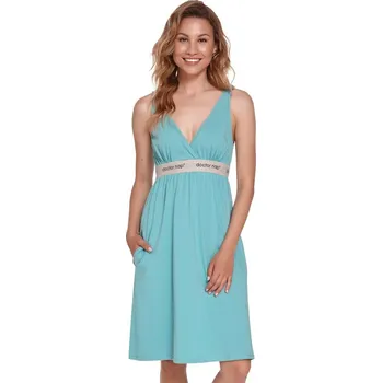 Těhotenské kalhotky Noční košilka z BIO bavlny - šalvějová, Velikost M, Barva Máta 4357