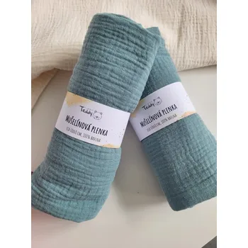 Plena Mušelínová plenka STANDARD 60 x 60 cm - teal