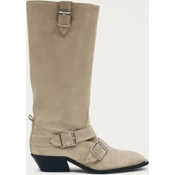 Dámské kozačky Semišové boty Alohas Ryder S100851.01 béžová 80X, EUR 37