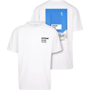 Pánské tričko Oversize tričko Uptone bílé Mister Tee bílá 2854153