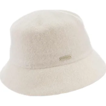 Klobouk Bucket hat - zimní bílý vlněný klobouček - Seeberger Velikost: Unisize (S-XL)