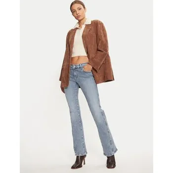 Dámské džíny Gina Tricot Jeansy 22839 Modrá Flare Fit 42