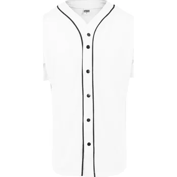 cyklistický dres Baseballový síťovaný dres wht/blk Urban Classics bílá 1777111