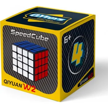 Hlavolam QiYi Rubikova kostka QiYuan W2 Speed Cube 4x4x4 černá