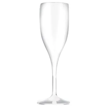 Sklenice NEROZBITNÁ SKLENICE FLUTE BÍLÁ 150ML (1ks)