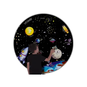 Výuková hračka Tematický kruh 1,3 m VESMÍR 169-01s