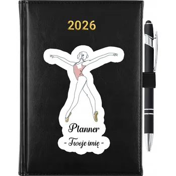 Kalendář Knižkový kalendář 2026 A5 černý