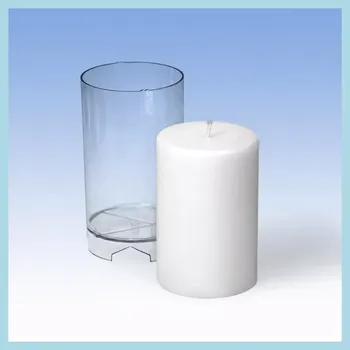 Výroba svíčky Polykarbonátová forma Válcová 82x130 (Forma na výrobu svíček)