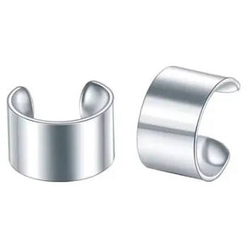 Náušnice Prosperk Záušnice hladká z oceli Zlatá