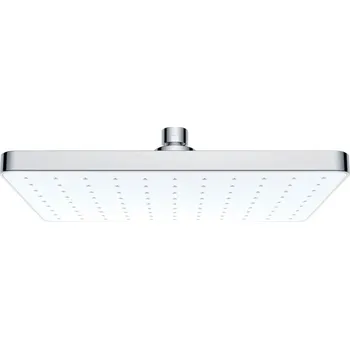 Sprchová hlavice WENKO 24001100 - Sprchová hlavice AUTOMATIC CLEANING 25x17 cm lesk. chrom/bílá