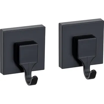 Věšák WENKO 71448800 - Háček VACUUM-LOC QUADRO ED 6x7 cm černá