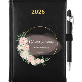 Kalendář Knižkový kalendář 2026 A5 černý