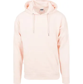 Pánské oblečení Oversized Sweat Hoody růžová Urban Classics bílá | růžová 1754057