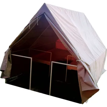 Stan Grizzly Stan "Rekreant" se všitou zapínací předsíňkou na kovovou konstrukci š.d.v. 202x302x202, 440g/m2 - hnědá / bez okénka GRRE