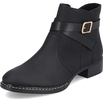 Dámská zimní obuv Dámská kotníková obuv zimní RIEKER DZ 73495-00 černá 38