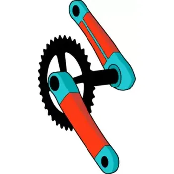 rám kola RideWrap set ochranných fólií na MTB kliky 60 % pokrytí matná