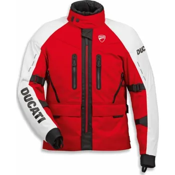 Moto bunda Textilní bunda Ducati Tour C5 pánská červeno-bílá L