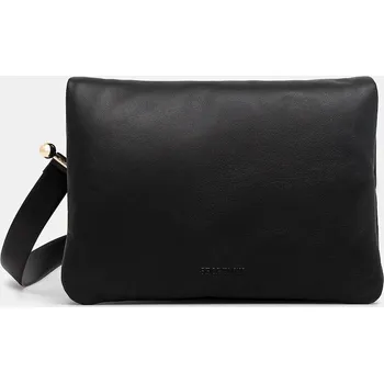 Kabelka Kožená kabelka Sportmax SOFFY, ONE SIZE, černá, 99X