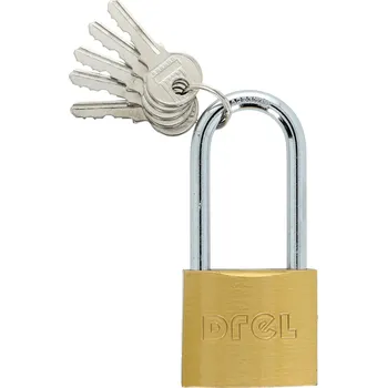 Visací zámek zámek visací 50mm prodloužený Ms 5kl.