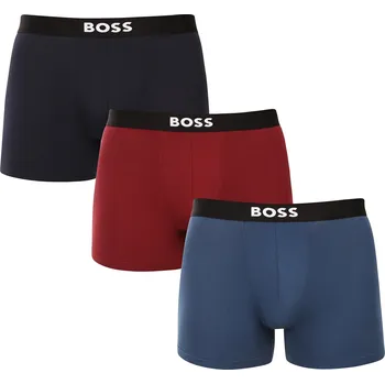 Boxerky 3PACK pánské boxerky BOSS vícebarevné (50544272 965) S Možnost vrácení zboží ZDARMA do 120 dnů!