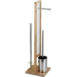 WENKO 24391100 - WC kartáč RIVALTA 18x70 cm hnědá/bílá/černá