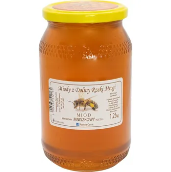 Tekutý květový med z pampelišky Dmosiński z údolí řeky Mrogi 1,25 kg