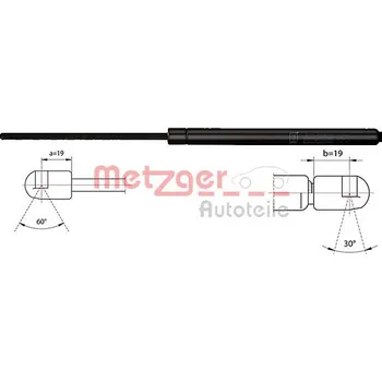 Auto-moto Plynový tlumič, zadní sklo METZGER 2110476