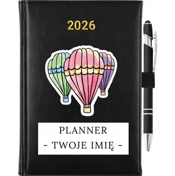 Kalendář Knižkový kalendář 2026 A5 černý