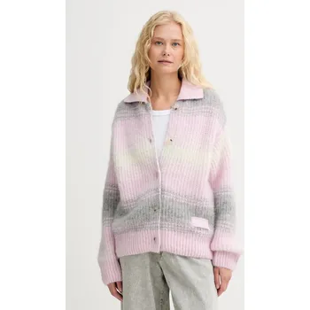 Dámský svetr Kardigan s vlnou Kenzo dámský, růžová barva, FF62CA7043CG 03X, vel. S