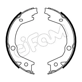 Brzdová čelist Sada brzdových čelistí, parkovací brzda CIFAM 153-184
