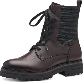 Dámské kozačky Dámská kožená obuv zimní TAMARIS DZ 1-25231/41 bordó 40