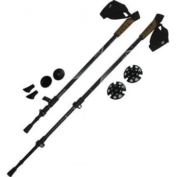 Trekingová hůl Hole trekingové grafitové 72-140cm zelené HR87013