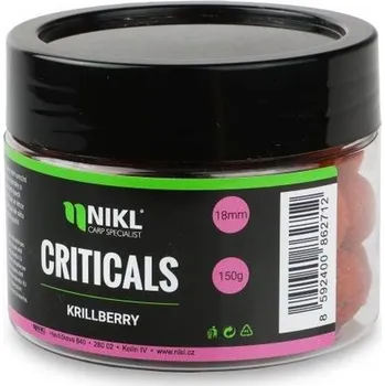 Návnadová surovina KAREL NIKL - Boilie Criticals Krill Berry 20 mm 250 ml
