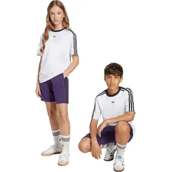 Chlapecké oblečení Dětské kraťasy adidas Originals fialová barva, s aplikací, nastavitelný pas, JV8633 45X, vel. 170