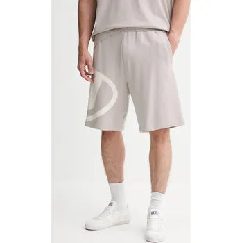 Pánské kraťasy Bavlněné šortky Diesel P-CROW pánské, šedá barva, A15260.0PJAX 09X, vel. XL