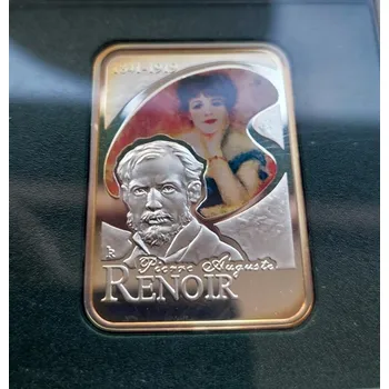Andorra Stříbrná pamětní 10 Dinerů 2008 – Pierre-Auguste Renoir 28,28 g